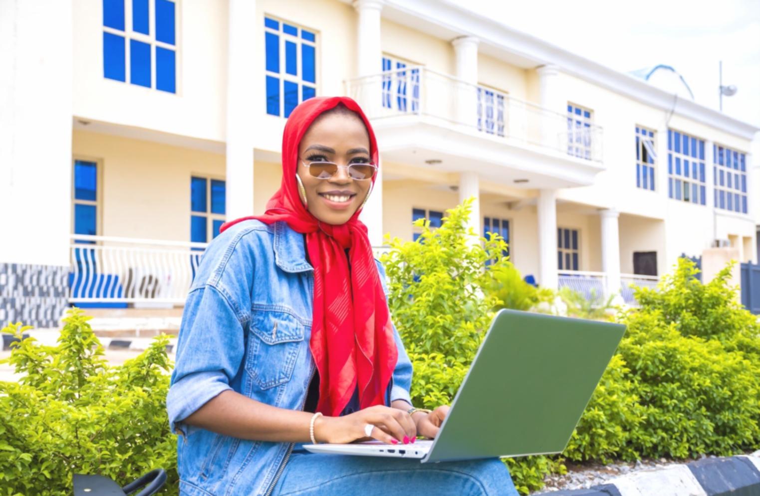 Modern workspace with digital analytics and SEO strategy planning